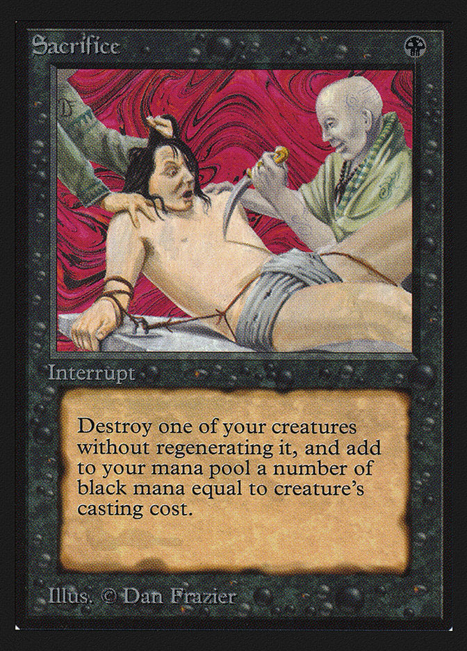 Sacrifice [International Collectors' Edition] Magic: The Gathering
