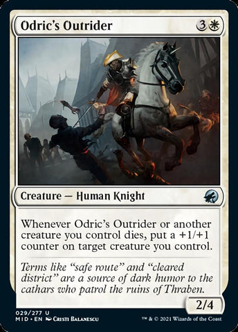 Odric's Outrider [Innistrad: Midnight Hunt] Magic: The Gathering