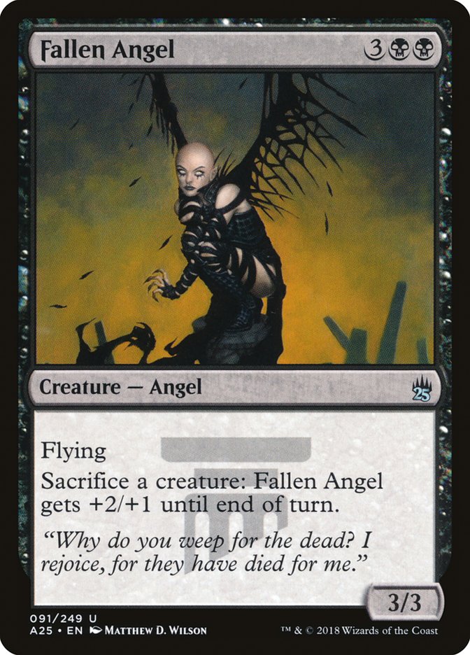 Fallen Angel [Masters 25] Magic: The Gathering