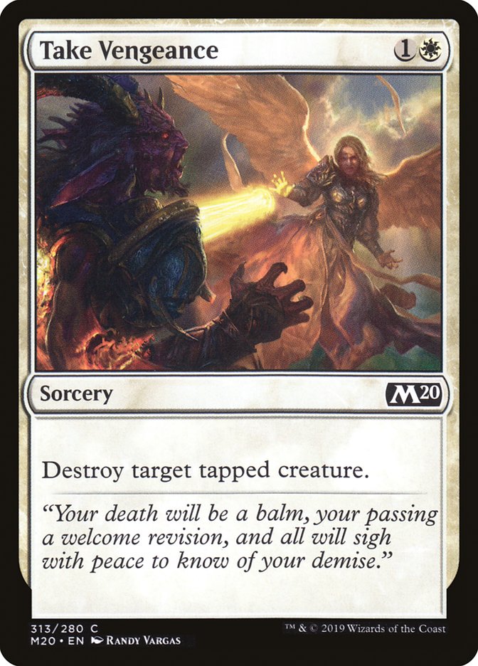Take Vengeance [Core Set 2020] Magic: The Gathering