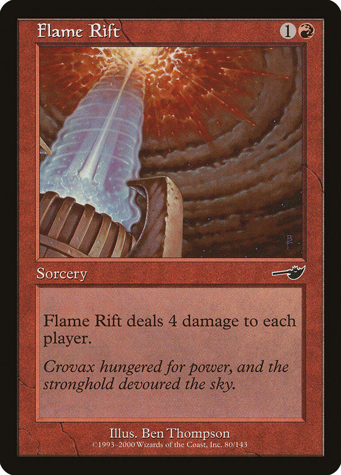 Flame Rift [Nemesis] Magic: The Gathering