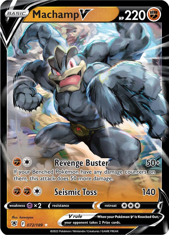 Machamp V (072/189) [Sword & Shield: Astral Radiance] Pokémon