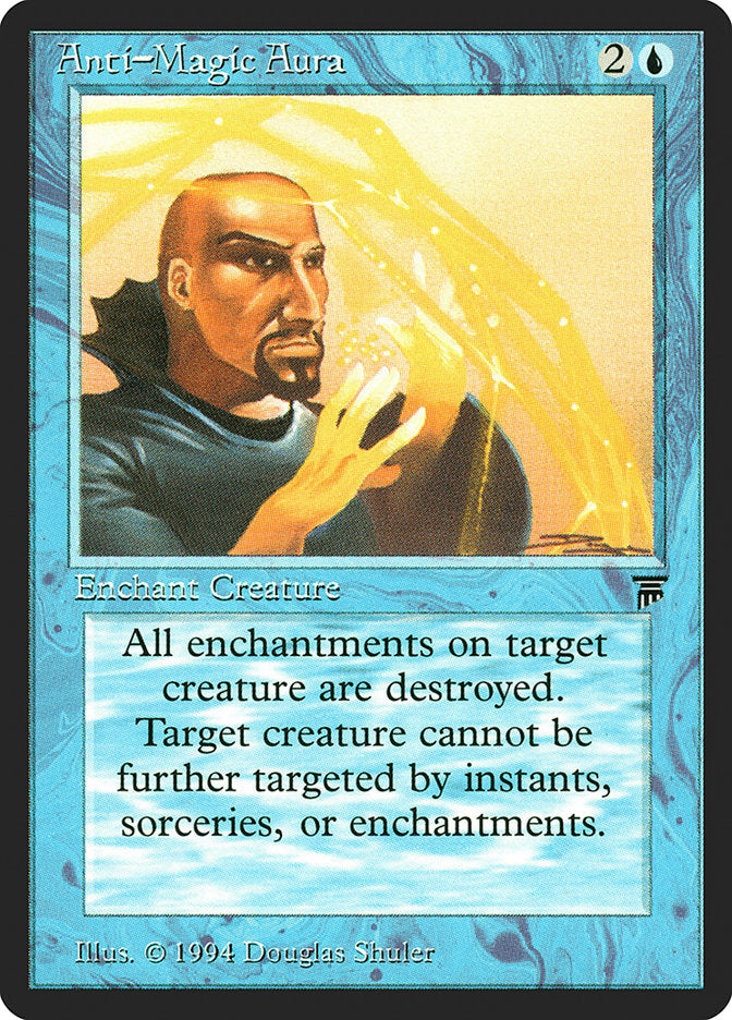 Anti-Magic Aura [Legends] Magic: The Gathering