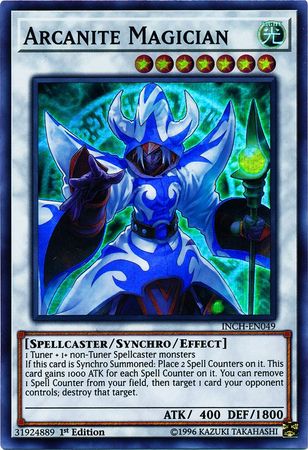 Arcanite Magician [INCH-EN049] Super Rare Yu-Gi-Oh!