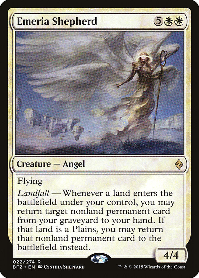Emeria Shepherd [Battle for Zendikar] Magic: The Gathering
