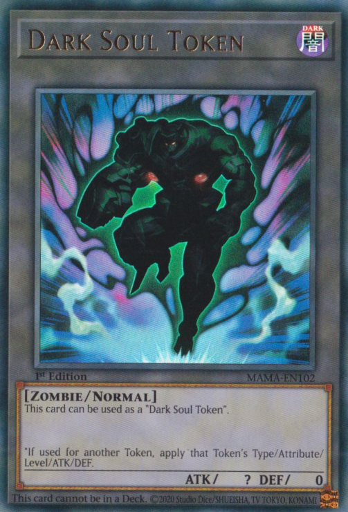 Dark Soul Token [MAMA-EN102] Ultra Rare Yu-Gi-Oh!