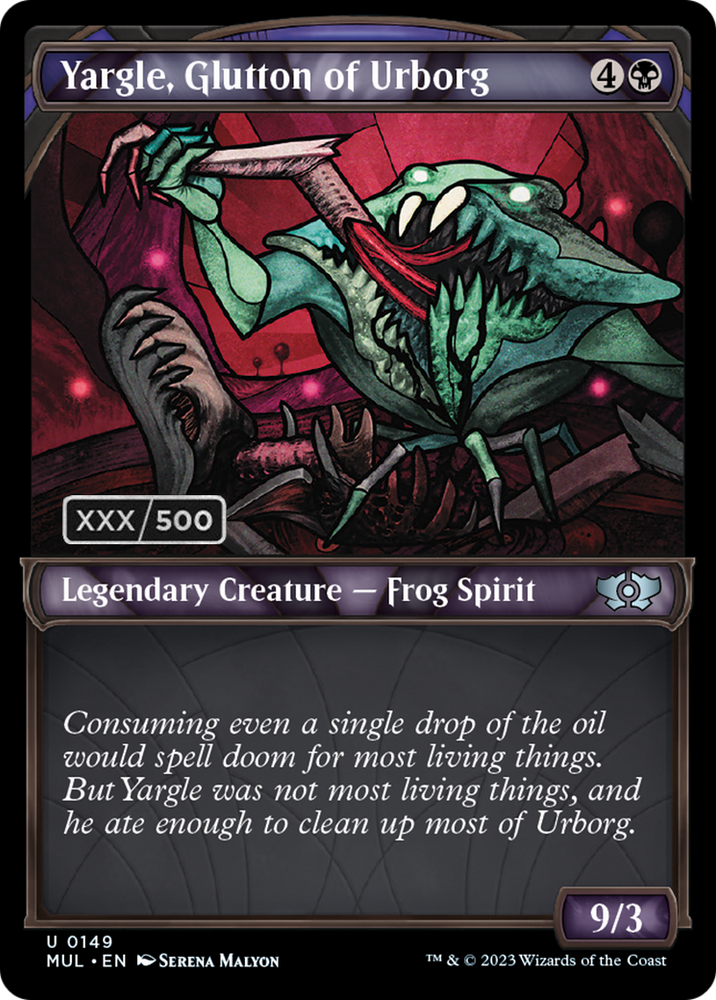 Yargle, Glutton of Urborg (Serialized) [Multiverse Legends] Magic: The Gathering