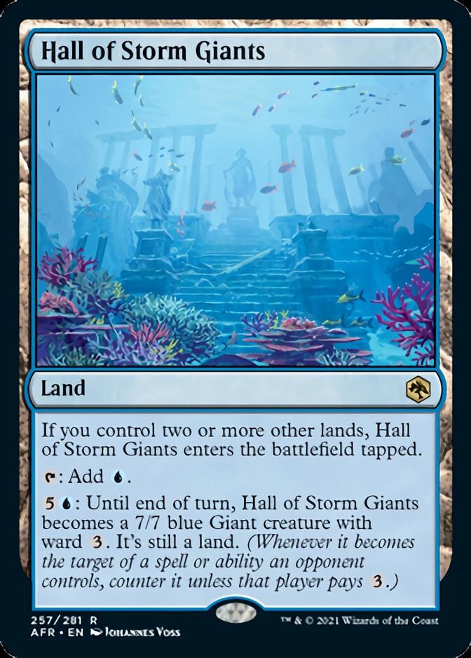 Hall of Storm Giants [Dungeons & Dragons: Adventures in the Forgotten Realms] Magic: The Gathering