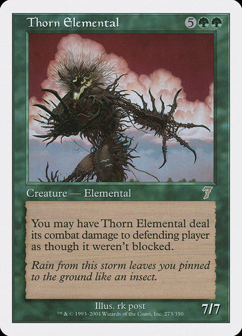 Thorn Elemental [Seventh Edition] Magic: The Gathering