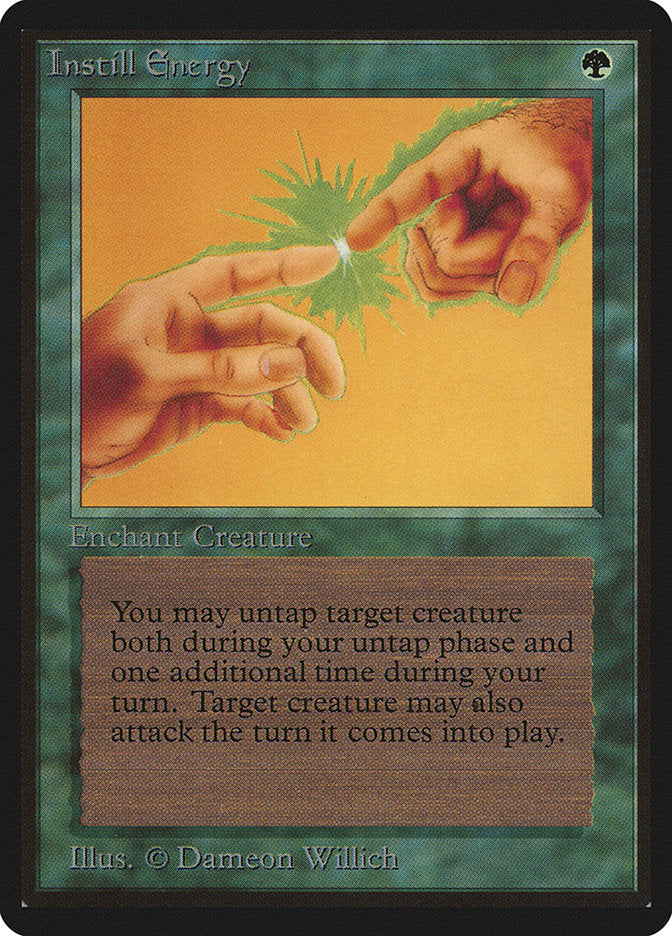 Instill Energy [Beta Edition] Magic: The Gathering