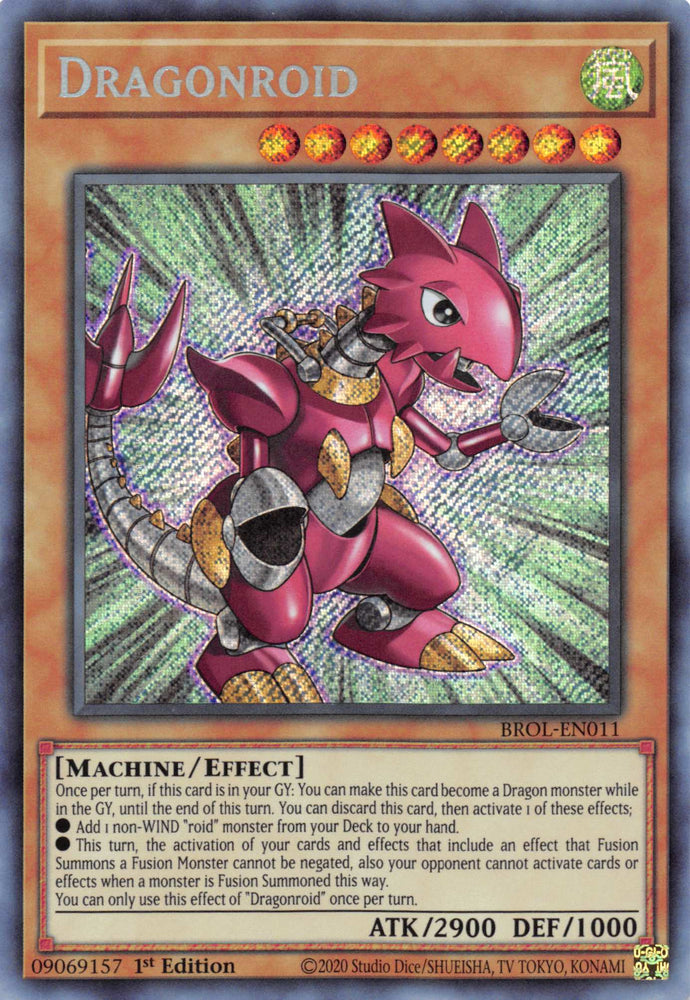 Dragonroid [BROL-EN011] Secret Rare Yu-Gi-Oh!