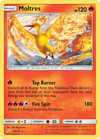 Moltres (19/181) [Sun & Moon: Team Up] Pokémon