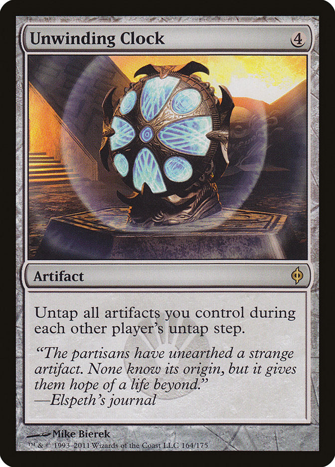 Unwinding Clock [New Phyrexia] Magic: The Gathering