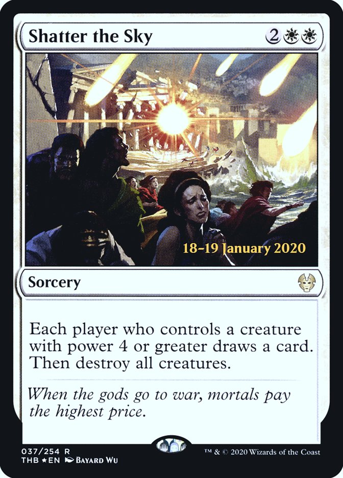 Shatter the Sky [Theros Beyond Death Prerelease Promos] Magic: The Gathering