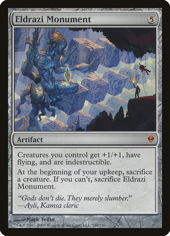 Eldrazi Monument [Zendikar] Magic: The Gathering