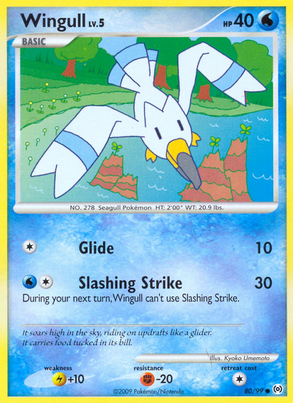 Wingull (80/99) [Platinum: Arceus] Pokémon
