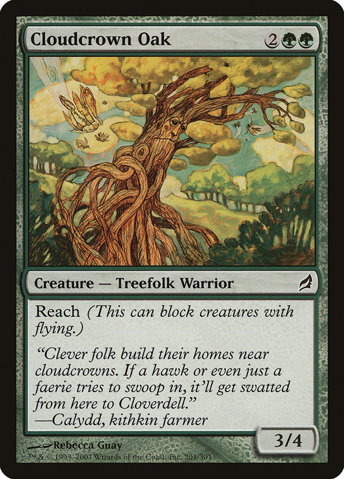 Cloudcrown Oak [Lorwyn] Magic: The Gathering