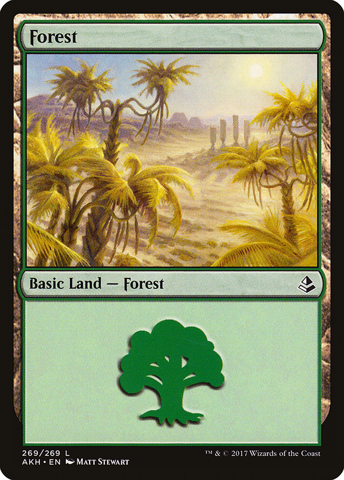 Forest (269) [Amonkhet] Magic: The Gathering