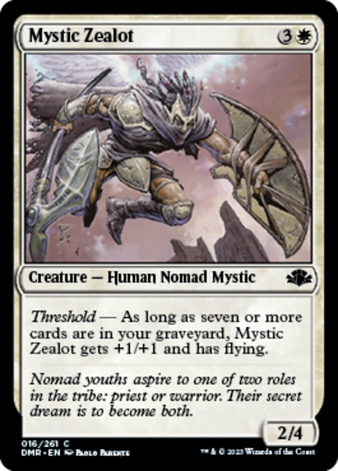Mystic Zealot [Dominaria Remastered] Magic: The Gathering