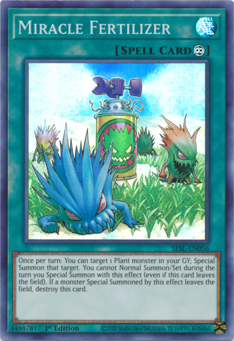 Miracle Fertilizer [SESL-EN056] Super Rare Yu-Gi-Oh!