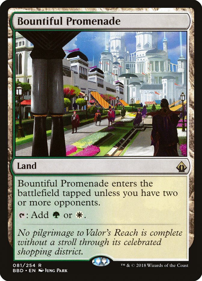 Bountiful Promenade [Battlebond] Magic: The Gathering