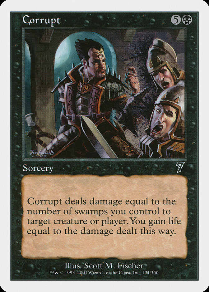 Corrupt [Seventh Edition] Magic: The Gathering