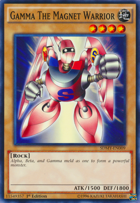 Gamma The Magnet Warrior [SDMY-EN009] Common Yu-Gi-Oh!
