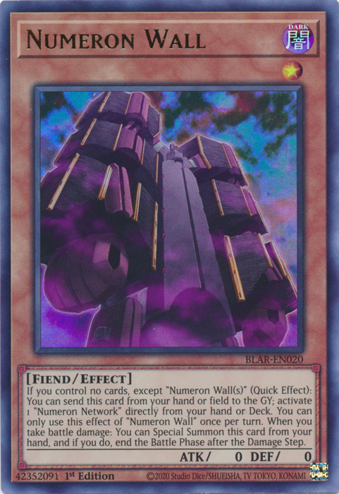 Numeron Wall [BLAR-EN020] Ultra Rare Yu-Gi-Oh!