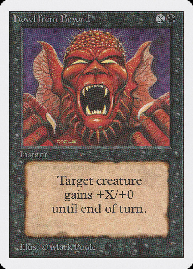 Howl from Beyond [Unlimited Edition] Magic: The Gathering