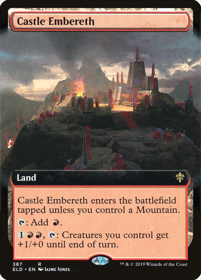 Castle Embereth (Extended Art) [Throne of Eldraine] Magic: The Gathering