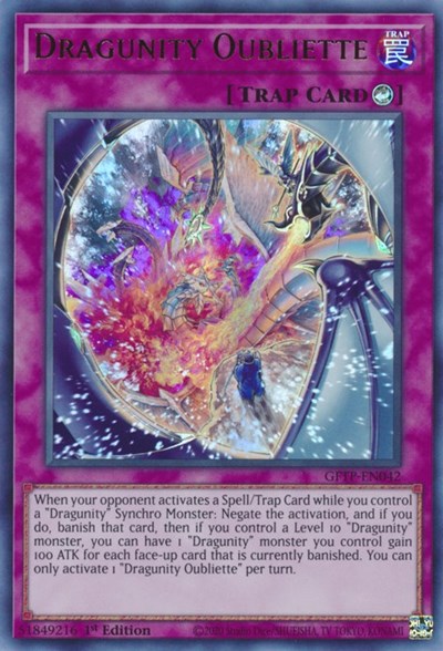 Dragunity Oubliette [GFTP-EN042] Ultra Rare Yu-Gi-Oh!