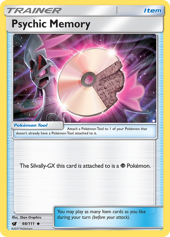 Psychic Memory (98/111) [Sun & Moon: Crimson Invasion] Pokémon