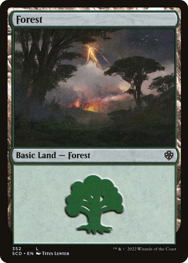 Forest (352) [Starter Commander Decks] Magic: The Gathering