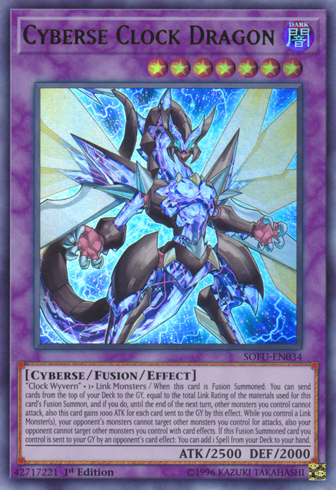 Cyberse Clock Dragon [SOFU-EN034] Ultra Rare Yu-Gi-Oh!