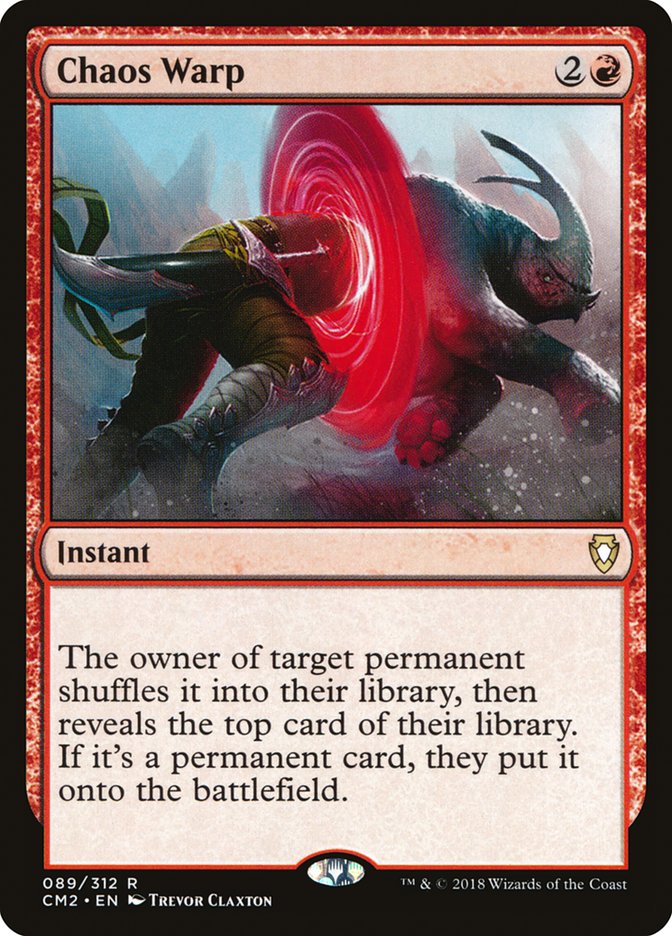 Chaos Warp [Commander Anthology Volume II] Magic: The Gathering