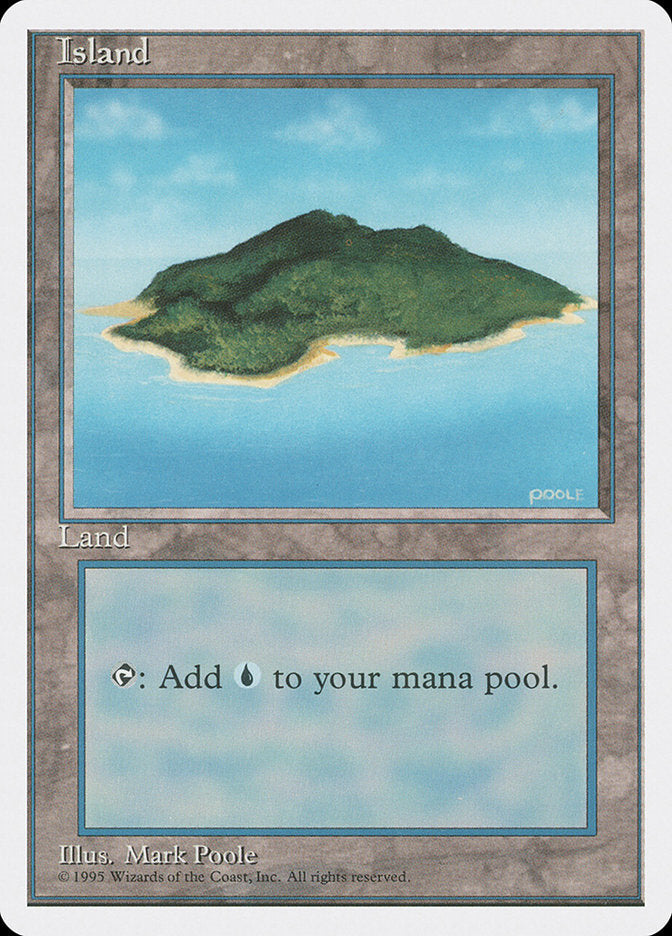 Island (368) [Fourth Edition] Magic: The Gathering