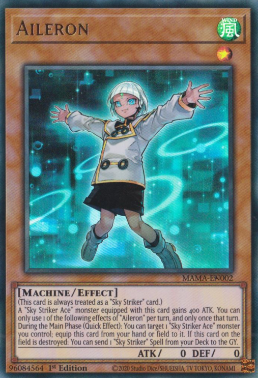 Aileron [MAMA-EN002] Ultra Rare Yu-Gi-Oh!