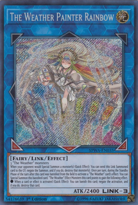 The Weather Painter Rainbow [SPWA-EN035] Secret Rare Yu-Gi-Oh!