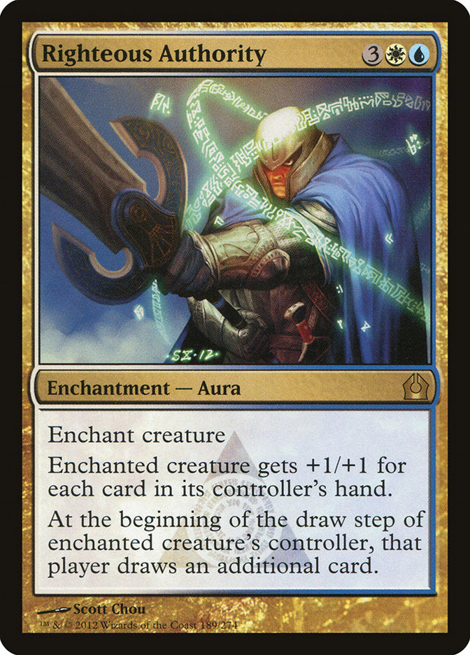 Righteous Authority [Return to Ravnica] Magic: The Gathering