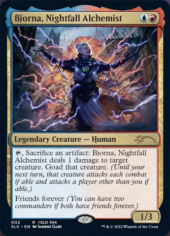 Bjorna, Nightfall Alchemist [Secret Lair: Universes Within] Magic: The Gathering
