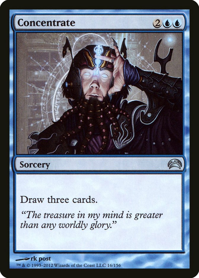 Concentrate [Planechase 2012] Magic: The Gathering