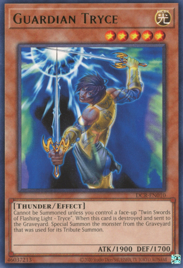 Guardian Tryce [DCR-EN010] Rare Yu-Gi-Oh!