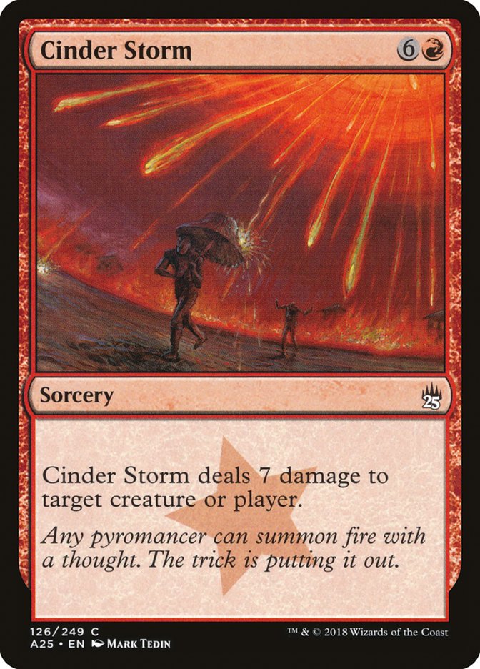 Cinder Storm [Masters 25] Magic: The Gathering
