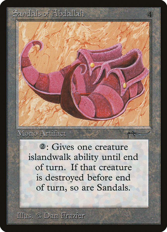 Sandals of Abdallah [Arabian Nights] Magic: The Gathering
