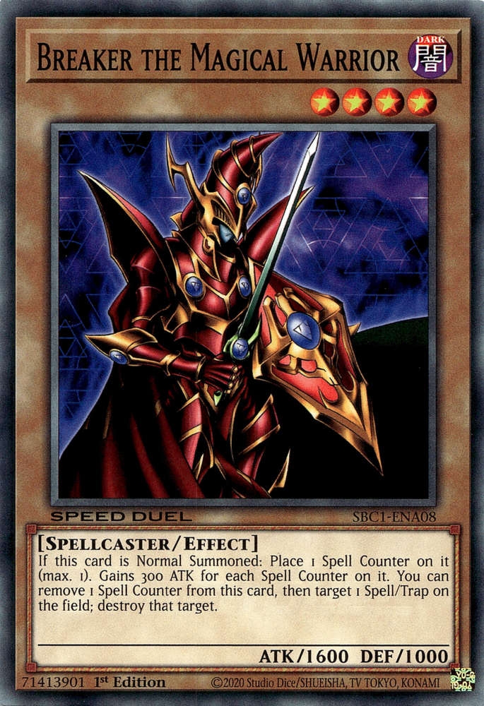 Breaker the Magical Warrior [SBC1-ENA08] Common Yu-Gi-Oh!