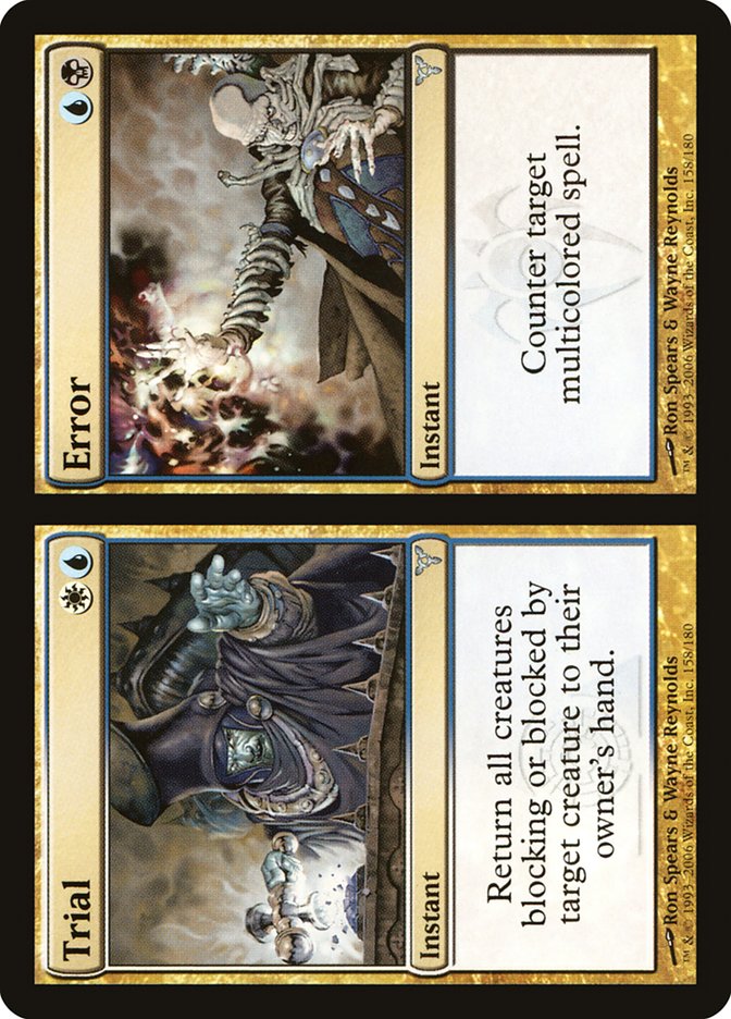 Trial // Error [Dissension] Magic: The Gathering