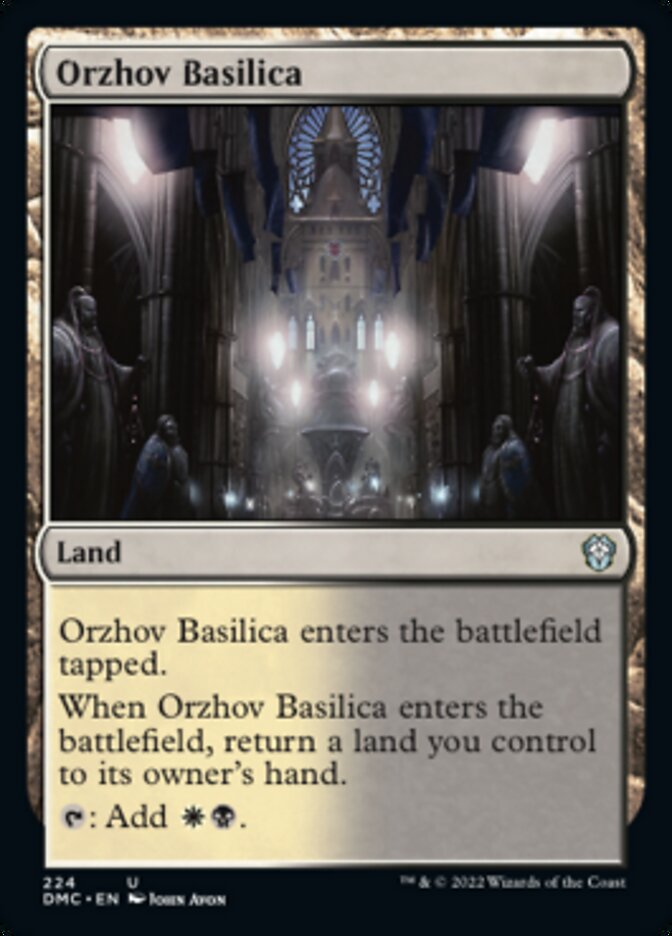 Orzhov Basilica [Dominaria United Commander] Magic: The Gathering