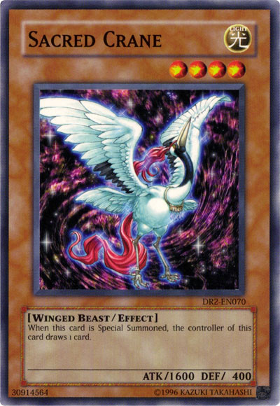 Sacred Crane [DR2-EN070] Common Yu-Gi-Oh!