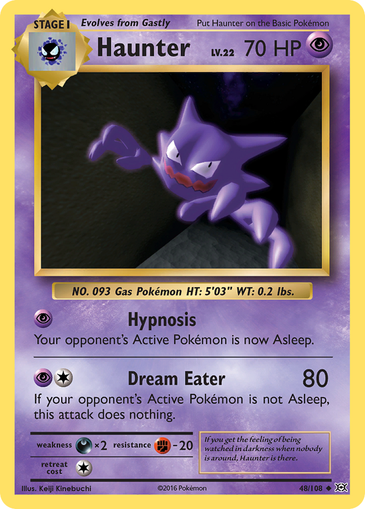 Haunter (48/108) [XY: Evolutions] Pokémon