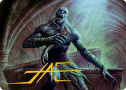 Ghoul Art Card (Gold-Stamped Signature) [Dungeons & Dragons: Adventures in the Forgotten Realms Art Series] Magic: The Gathering